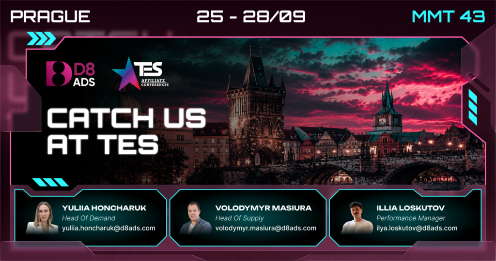 D8Ads Is Heading to TES Prague